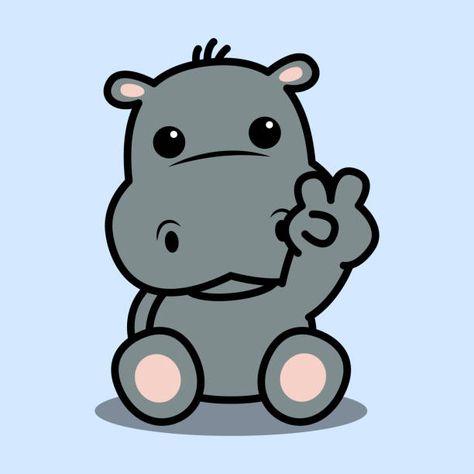 Cute Hippo Wallpaper, Hippo Cartoon, Cartoon Zoo Animals, Hippo Drawing, Cartoon Hippo, Horse Funny, Smiling Animals, Funny Elephant, Tropical Africa