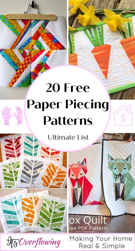 Paper Piecing Patterns Free Printables Flowers, Free Paper Pieced Quilt Patterns, Small Paper Piecing Pattern, Paper Pieced Mini Quilts Free Pattern, Mini Paper Pieced Quilt Blocks, Quilt Paper Piecing Patterns, Mini Quilts Patterns Free Paper Piecing, Easy Foundation Paper Piecing Patterns Free, Paper Doll Quilt Pattern Free