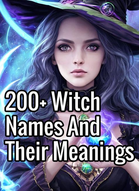 200+ Witch and Pagan Names and Their Meanings Cool Witchy Drawings, Finding Your Witch Name, Witchy Words List, Familiars Witch Animal Names, Witches Names Woman, Witch Hair Braids, How To Pick A Witch Name, What Is My Witch Name Quiz, Username Ideas Witch