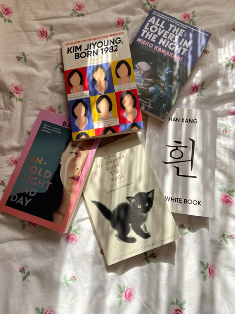 5 books! Japanese Book Recs, Books By Korean Authors, Books By Japanese Authors, Books By Asian Authors, Japanese Book Recommendations, Japanese Authors Books, Japanese Fiction Books, Japanese Literature Aesthetic, Days At The Morisaki Bookstore