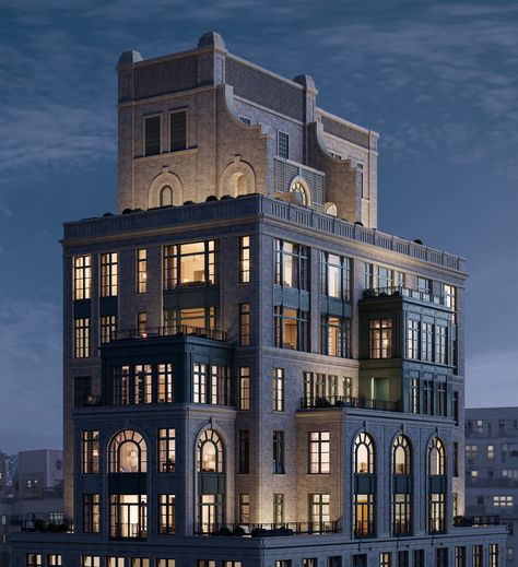 Box Architecture, Duplex Penthouse, Lenox Hill, Upper East Side, Rooftop Terrace, Residential Building, East Side, Luxury Real Estate, Penthouse