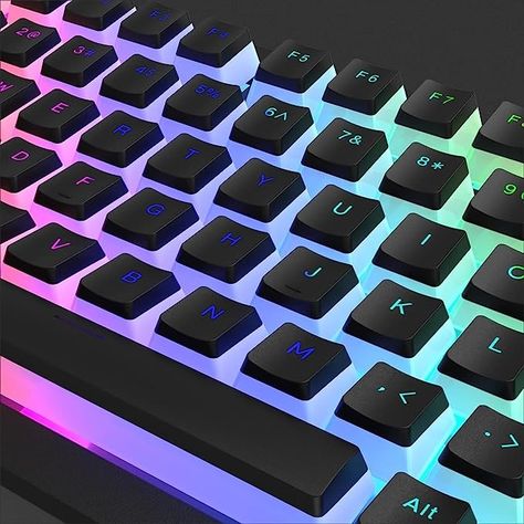 Amazon.com: XVX Pudding Keycaps, PBT Keycaps 165 Keys Set Custom Keycap Set, Shine Through Keycaps OEM Profile, Universal Compatiability for 100%, 75%, 65%, 60% Keyboard - Black : Electronics Pudding Keycaps, 60% Keyboard, Room Decor Trippy, Room Decor Alternative, Trippy Room, Light Academia Room Decor, Pbt Keycaps, Trippy Room Decor, Artsy Room Decor