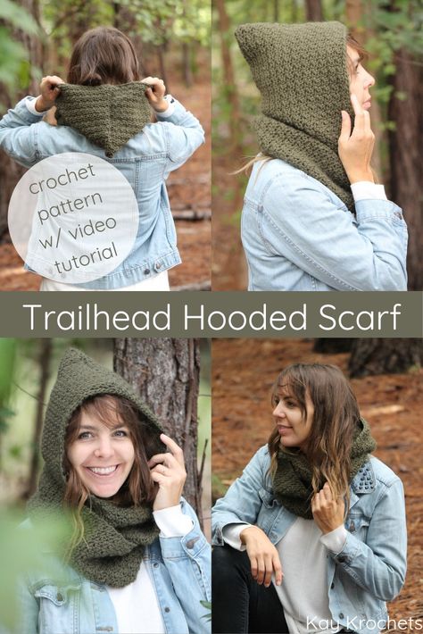 #freecrochet #freecrochetpattern #crochet #crochetpattern #crochethoodedscarf #crochetscarf #howtocrochet #crochetvideotutorial #learntocrochet #crochetphototutorial #bulkyweightcrochet #chunkycrochet #howtocrochetscarf #howtocrochethood #freecrochetpattern #freecrochetscarfpattern Hooded Shawl Crochet Pattern Free, Hooded Crochet Scarf, Crochet Hood Pattern Free, Crochet Scoodie Pattern, Crochet Hooded Scarf Pattern Free, Crochet Hood Pattern, Scoodie Crochet, Crochet Hooded Scarf Pattern, Crochet Hooded Cowl