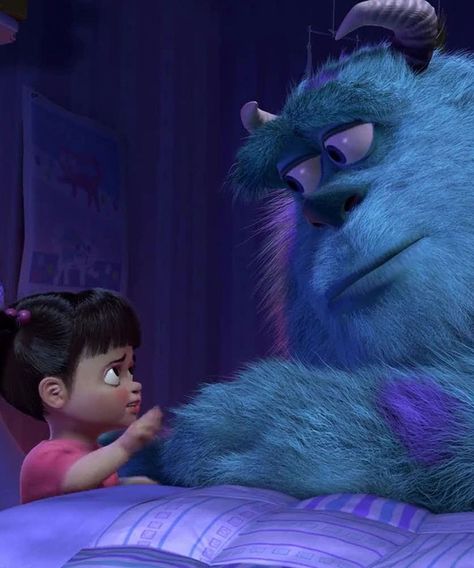 13 gut-wrenching moments from Pixar that will rip out your heart and stomp on it Monsters Inc, Blue, Monsters Inc.