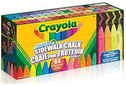 Driveway Art, Sidewalk Chalk Games, Crayola Crayon Colors, Crayola Chalk, Chalk Sticks, Crafts Summer, Sidewalk Signs, College Supplies, Colored Chalk