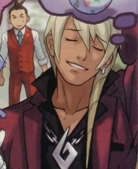 Klavier Gavin, Matching Pfp 3, Ace Attorney, Matching Pfp, Blonde, Anime, Hair