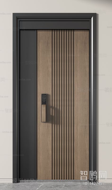 Modern Single Door 3D Model Download - Model ID.837512026 | 1miba Modern Door Design Entrance, Single Door Design Modern, Doors Interior Modern Bedrooms, Single Main Door Design Entrance Modern, Laminate Door Design Ideas, Laminate Door Design Modern, Flush Door Design Modern, Bedroom Door Design Modern, Room Door Design Bedrooms