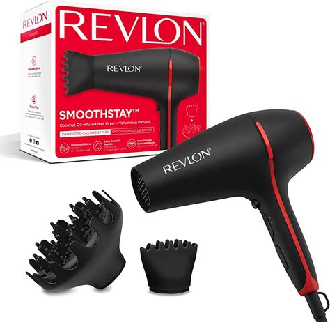 Revlon Hair Dryer, Smooth Shiny Hair, Hair Diffuser, Curl Definition, Ionic Hair Dryer, Shampoo And Conditioner Set, Frizz Free Hair, Hair Dryers, Frizz Free