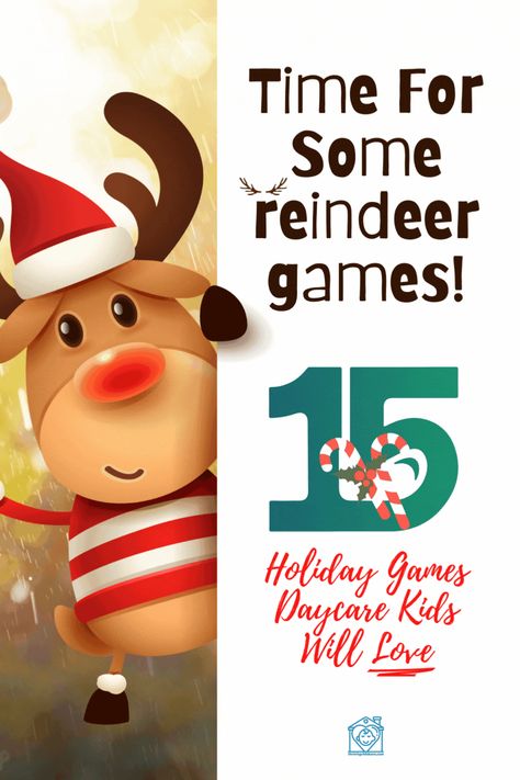 Gather up your little ones and let the Reindeer Games begin! Here are some holiday-inspired games daycare kids will love. Reindeer Race Game, Reindeer Games For Toddlers, Rudolph Day At School, Feed The Reindeer Game, Kids Reindeer Games, Reindeer Games Preschool, Reindeer Relay Race, Reindeer Activities For Toddlers, Reindeer Day At School