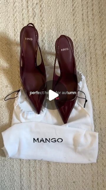 Mango Cherry Red Heels, Dark Red Heels Outfit, Heels For Fall, Red Heels Outfit, Zara Outfit, Heels Outfits, Red Heels, Cherry Red, Zara Dresses