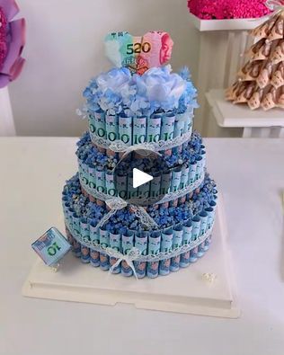 2.3M views · 11K reactions | Making a Money Cake 🤑💸 | Making a Money Cake 🤑💸 | By Creative Bee | Facebook Money Cakes Birthday, How To Make A Money Cake, Money Birthday Cake For Men, Money Cake Ideas For Men, Money Cake Diy, Money Cake Ideas Dollar Bills, Money Cake Birthday, Money Cake Ideas, Diy Money Cake