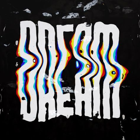 Dream . . . . . . #design #graphicdesign #handmade #glitch #warp #liquid #liquidart #distorted #distortion #typography #tyxca #lettering… Distorted Typography Aesthetic, Dream Typography Design, Distortion Graphic Design, Distortion Typography, Distorted Letters, Liquid Graphic Design, Glitch Lettering, Dream Graphic Design, Glitch Illustration