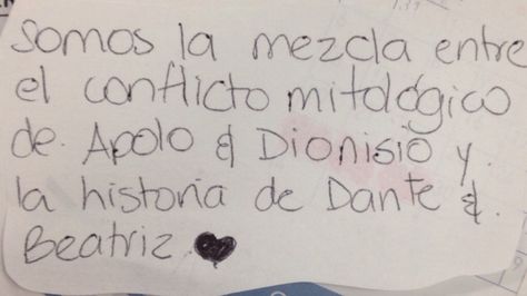 Somos el conflicto mitológico entre Apolo & Dionisio y la historia de Dante y Beatriz !! 😉 Quotes