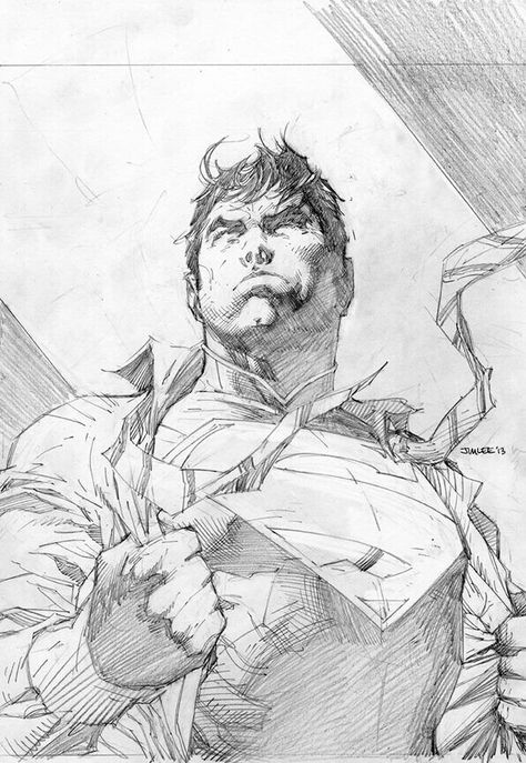 Jim Lee Superman, Jim Lee Art, Superhero Superman, Black And White Drawings, Frank Cho, Mike Deodato, Witch Ghost, Superman Art, Superman Comic