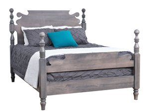 Cannonball Bed, Queen Bed Dimensions, Bed Makeover, King Sized Bed, Handcrafted Bed, Carved Headboard, Quarter Sawn White Oak, Curved Headboard, Style Bed