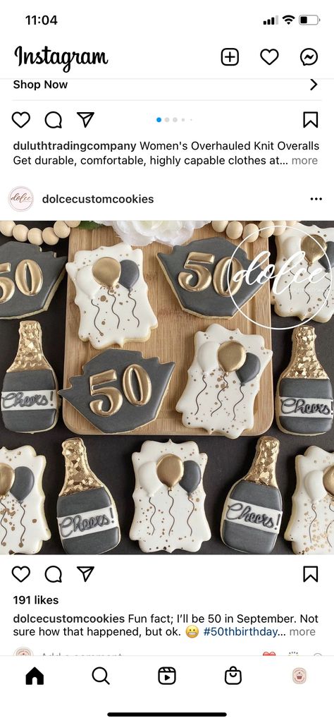 50th Birthday Treats For Women, Birthday Cookies Decorated Men 30, 60th Birthday Party Cookies, 50 Th Birthday Cookies, Cookies For 50th Birthday Party, 50 Cookies Decorated, 50th Bday Cookies Women, 55 Birthday Cookies, 50 Birthday Cookies Decorated