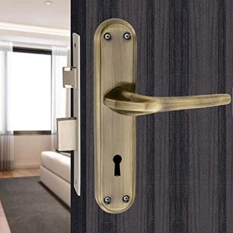 Amazon.in: heavy duty main door lock - 4 Stars & Up Main Door Lock, Door Handle With Lock, Starred Up, India Design, Main Door, Wood Doors, Double Doors, Door Locks, Door Lock