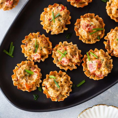 Easy Sausage Phyllo Cups Fillo Cups Appetizers, Rotel Cups Appetizers, Sausage Phyllo Cups, Sausage Phyllo, Phyllo Cup Recipes, Rotel Cups, Phyllo Cup Appetizers, Sausage Cups, Phyllo Appetizers