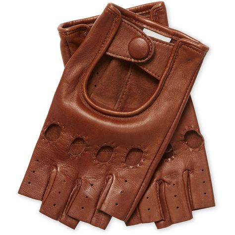 Maison Fabre Women's Mitaine Fingerless Leather Gloves - Brown - Size... ($119) ❤ liked on Polyvore featuring accessories, gloves, brown, maison fabre, fingerless gloves, brown fingerless gloves, brown leather gloves and brown gloves Fingerless Gloves Aesthetic, Knuckle Gloves, Gloves Aesthetic, Fingerless Leather Gloves, Leather Fingerless Gloves, Brown Leather Gloves, Brown Gloves, Gloves Fingerless, Fashion Gloves