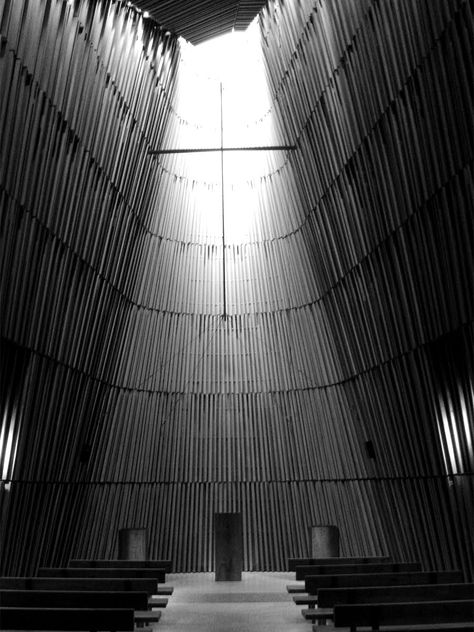 Grand Hyatt Wedding Chapel, Tokyo, Japan Vertical Cemetery, Shadow Architecture, Modern Church, Sacred Architecture, Light Shadow, Religious Architecture, Wedding Chapel, Grand Hyatt, Cultural Architecture