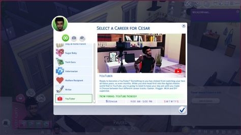 Mod The Sims: YouTuber Career by itsmeTroiYT • Sims 4 Downloads Sims 4 Career Mods, Sims 4 Jobs, Los Sims 4 Mods, Baby Tech, Die Sims 4, Sims 4 Traits, The Sims 4 Pc, Sims 4 Game Mods, Free Sims