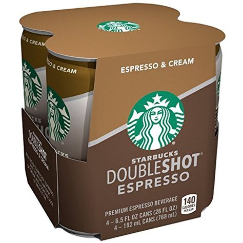 Starbucks Double Shot, Espresso, Coffee Drink 6.5 Fl Oz (Pack of 4)         * Read more reviews of the product by visiting the link on the image. (This is an affiliate link) #GroceryGourmetFood Espresso Drink, Espresso And Cream, Espresso Recipes, Americano Coffee, Mattheo Riddle, Double Espresso, Neutrogena Makeup Remover, Neutrogena Makeup, Espresso Drinks