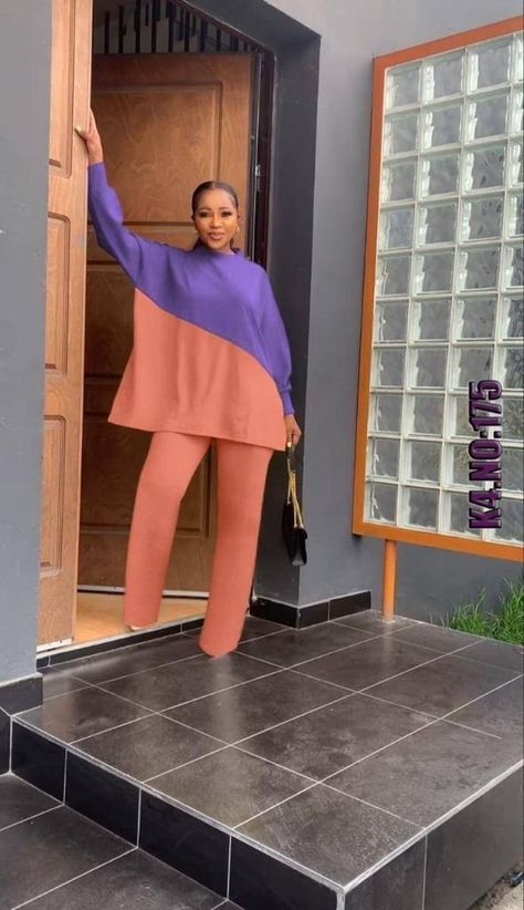 Plain Trouser And Top For Ladies, Plain And Pattern Two Piece For Ladies, Ladies Kaftan With Trousers, Plain Material Styles For Ladies Gown, Plain And Pattern Styles For Ladies Trouser And Top, Bubu Top And Trouser, African Pregnancy Dresses, Plain And Pattern Styles For Ladies, Plain Material Styles For Ladies