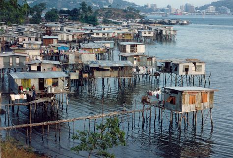 Stilt Houses, Port Moresby, Port Town, Shanty Town, Invisible Cities, Global Education, Floating House, Foto Tips, New Guinea