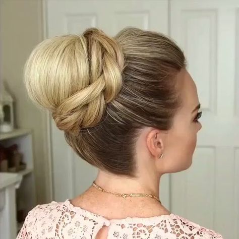 Glam Updo, Sanggul Modern, Style Tutorial, Updo Styles, High Bun, Low Bun, Penteado Cabelo Curto, Braid Hairstyles, Bridesmaid Hair