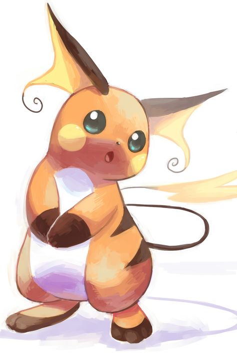 Raichu Raichu Drawing, Raichu Art, Raichu Pokemon, Pichu Pikachu Raichu, Pikachu Evolution, Pokemon Decal, Dance With The Devil, Pikachu Raichu, Draw Pokemon