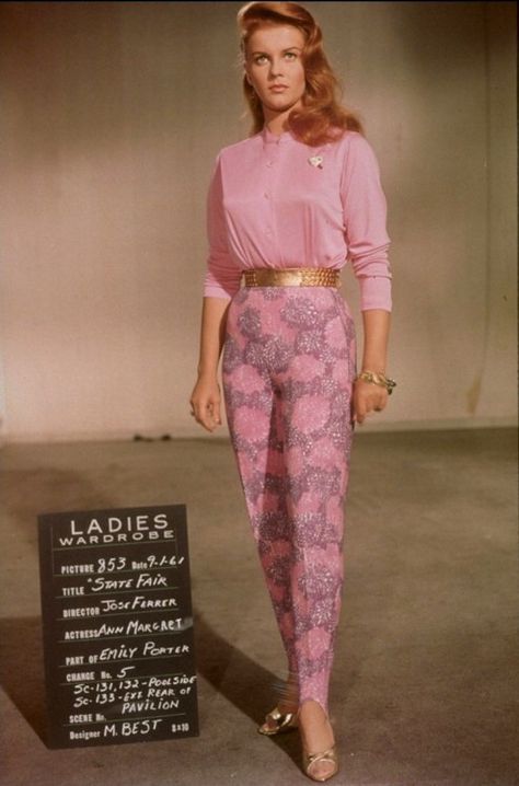 Ann Margret in a costume test for State Fair 50's Costume, Daphne Blake, Ann Margret, Rock N’roll, Ringo Starr, State Fair, 1960s Fashion, 60s Fashion, Vintage Hollywood