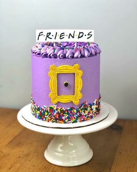 Friends Cake Design, Banana Hammock, Birthday Cake Design, Cool Friends, Friends Birthday Cake, Friends Cake, On My Birthday, Formal Design, Awesome Food