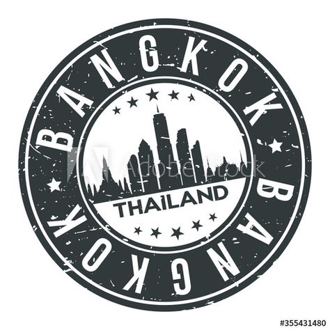 Bangkok Thailand Asia Stamp Logo Icon Symbol Design Skyline City #AD , #Stamp, #Logo, #Asia, #Bangkok, #Thailand Thailand Stamp, Brno Czech Republic, Stamp Logo, Tshirt Design Inspiration, Symbol Design, Brno, Illustration Artwork, Buick Logo, Bangkok Thailand