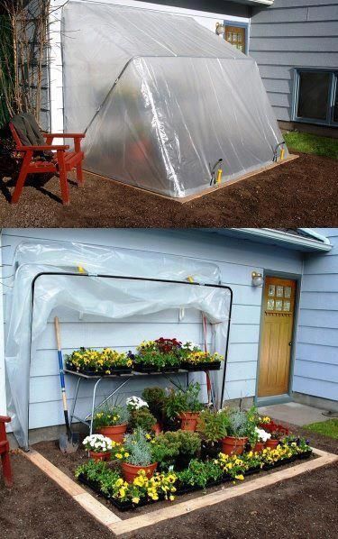 How to DIY Build a Fold-Down Greenhouse | www.FabArtDIY.com LIKE Us on Facebook ==> https://www.facebook.com/FabArtDIY Diy Greenhouse Plans, نباتات منزلية, Build A Greenhouse, Plants Growing, Greenhouse Plans, Diy Greenhouse, Garden Greenhouse, The Secret Garden, Hydroponic Gardening