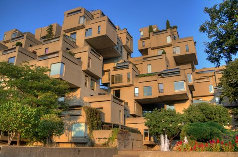 Habitat 67, Moshe Safdie, Expo 67, Road Trip Activities, Futuristic Home, Ginger Rogers, Fred Astaire, Modular Building, Brutalist Architecture