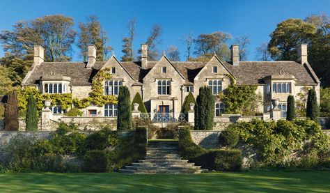 From the archive: a Cotswolds house rebuilt in the local vernacular (2012) | House & Garden Traditional Garden Design, Cotswold House, Cotswolds Cottage, 1920s House, Longwood Gardens, English Manor, English Country Gardens, Houses Of Parliament, Building A New Home