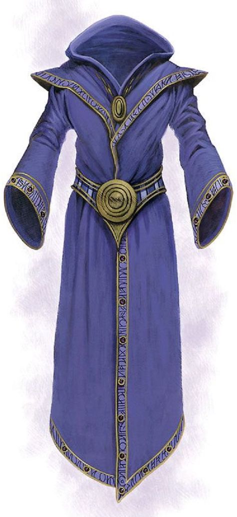 Wizard's robe (Blue) Wizard Robes, Armor Clothing, Heroic Fantasy, Fantasy Costumes, Fantasy Armor, Arte Fantasy, Fantasy Rpg, Fantasy Inspiration, Medieval Fantasy