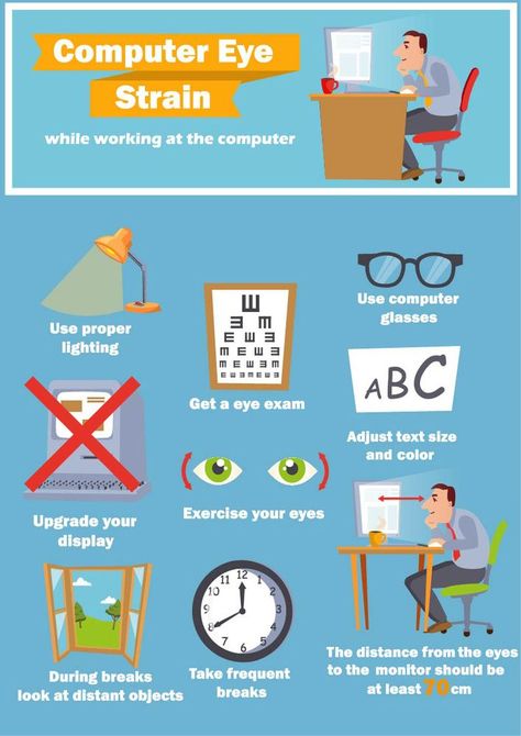 Computer eye strain relief tips Eye Health Facts, Eye Strain Relief, Eye Inspiration, Vision Therapy, Natural Skin Care Remedies, Digital Eye Strain, Eye Exercises, All Nighter, Eye Exam