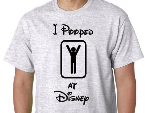 Disney Family Shirts, Funny Disney Shirts, I Pooped AT Disney, Boy or Girl, Custom Personalized Disney Vaction Shirts, Disney Shirts Funny Disney Shirts, Disney Family Shirts, Gold's Gym, Disney Shirts For Men, Diy Disney Shirts, Funny Disney, Disney Etsy, Womens Disney Shirts, Disney World Shirts