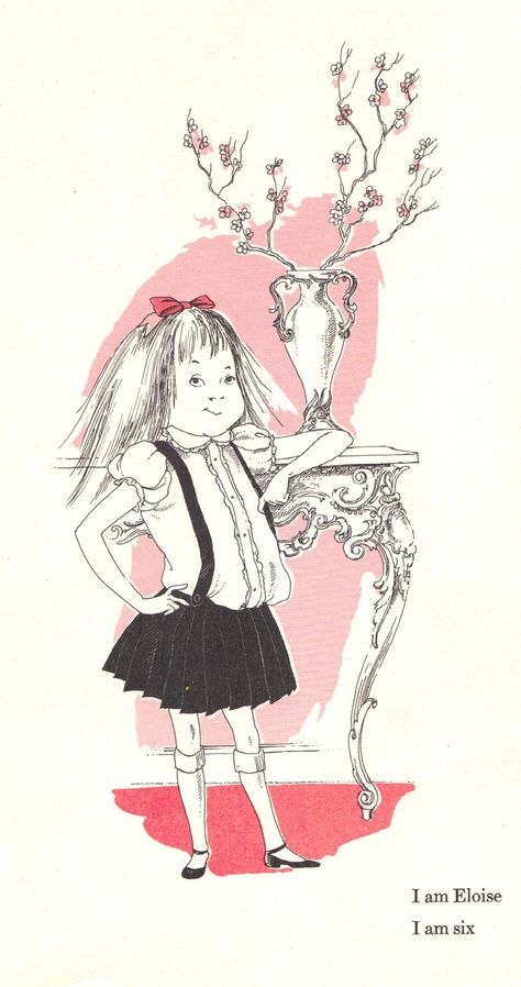 Eloise who lives at the Plaza Eloise At Christmastime, Eloise At The Plaza, Hilary Knight, Children's Book Characters, Cheap Halloween Costumes, Cheap Halloween, The Plaza, Vintage Children's Books, Cool Halloween Costumes