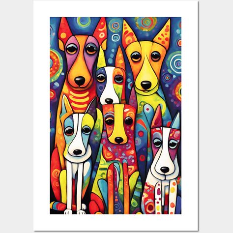 Boxer dogs art