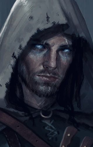 Dnd Cloaked Man, Aasimar Male Dnd, Dnd Rogue Male, Fantasy Cloak Art, Aasimar Rogue, Aasimar Dnd Male, Fantasy Mage Art, Male Aasimar, Aasimar Art