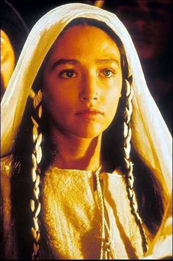 Jesus Of Nazareth 1977, Mary Of Nazareth, 70’s Hair, Romeo And Juliet 1968, Juliet 1968, Finn Jones, Leonard Whiting, Royal Films, Olivia Hussey