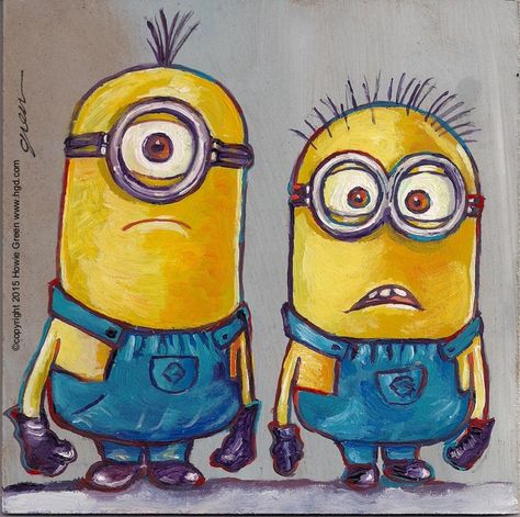 Best Friend Cartoon Characters Duo, Minons Art, Duo Painting Ideas On Canvas, Duo Canvas Painting Ideas, Duo Paintings, Duo Painting Ideas, Duo Characters, Friend Painting Ideas, Minion Painting