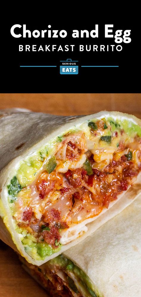 Breakfast Burritos With Refried Beans, Breakfast Burittos Recipes, Refried Bean Breakfast Burrito, Breakfast With Refried Beans, Breakfast Burrito Recipes, Egg Chorizo Burrito, No Egg Breakfast Burrito, Refried Beans Breakfast Ideas, Breakfast Burrito Recipe Chorizo