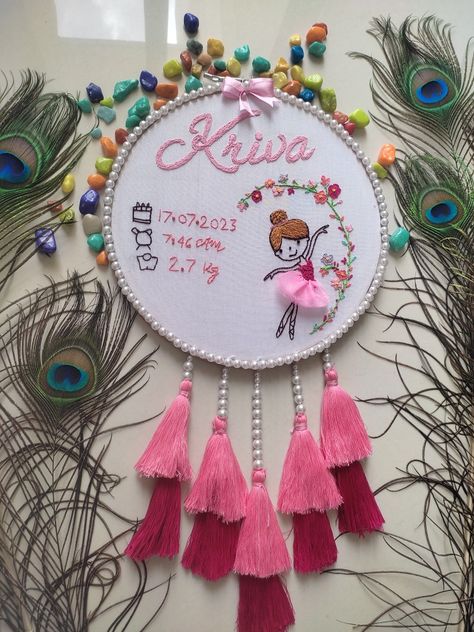 Baby details memories hoop hand embroidery Wedding Embroidery Hoop, Baby Footprint Art, Big Pores, Handmade Portrait, Embroidery Hoop Art Diy, Baby Art Projects, Hand Work Design, Embroidery Hoop Wall Art, Diy Embroidery Designs