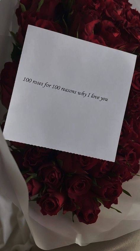 100 Reasons Why I Love You, 100 Roses, Reasons Why I Love You, Red Rose Bouquet, Boquette Flowers, Nothing But Flowers, Romantic Gestures, Flower Therapy, Beautiful Bouquet Of Flowers