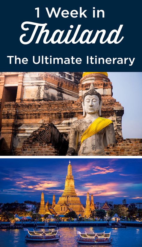 Thailand Itinerary One Week, Thailand Itenary, 10 Days In Thailand, Thailand Places, Bangkok Itinerary, Thailand Packing, Travel International, Thailand Itinerary, Thailand Vacation