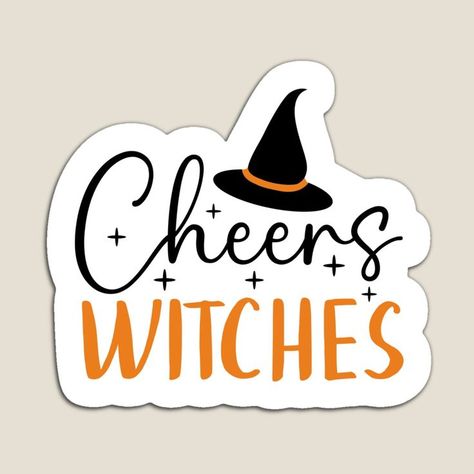 With this fun sticker present, you can express your Halloween spirit! Anyone who wants to display their festive mood all throughout the Fall with these cheering witches can do so as a fun Halloween option. #cheerswitches #cheerswitchessticker #cheers #cheerssticker #witches #witchessticker #spooky #spookystikcer #scary #scarysticker #ghost #ghoststicker #hat #hatsticker #witchhat #witchhatsticker #funny #funnystikcer #witchy #witchysticker #halloween #halloweensticker #sticker #stickers Cheers Witches, Witches Halloween, Halloween Sticker, Halloween Spirit, Halloween Festival, Halloween Stickers, Fun Stickers, Witch Hat, Halloween Witch