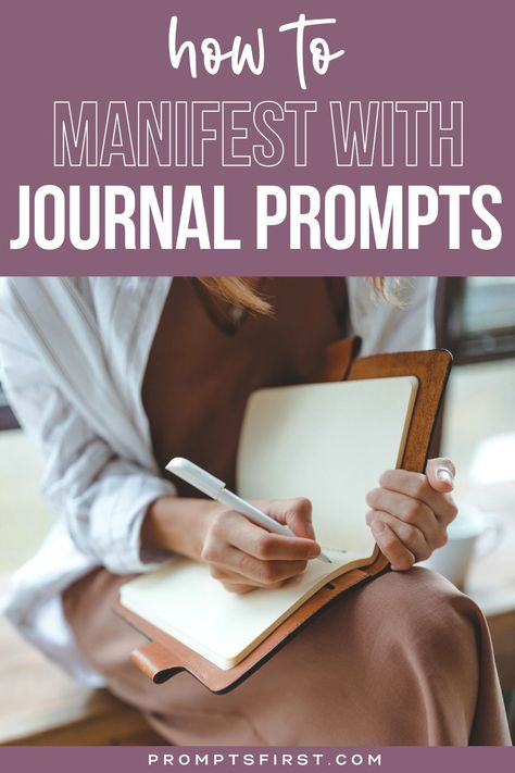 Are you searching for journal prompts to manifest your dream life? Read our list of writing prompts for manifestation so that you can manifest anything you want. Click the pin to learn more. Manifesting Prompts, Daily Manifestation Journal Prompts, Prompts For Manifestation, Career Manifestation Journal Prompts, Journal Prompts For Manifesting, Manifesting Money Journal Prompts, Manifesting Journal, Journal Tips, Manifest Anything